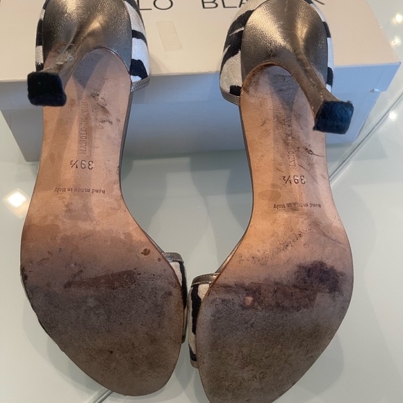 Zebra print Manolo Blahnik heels - Picture 3 of 16